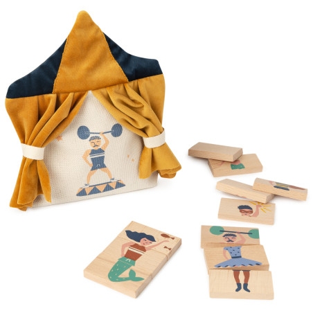 Puzzle en bois Meli Melo NOBODINOZ, dès 1 an