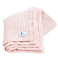 Couverture lange mousseline NORD COAST COMPANY, rose