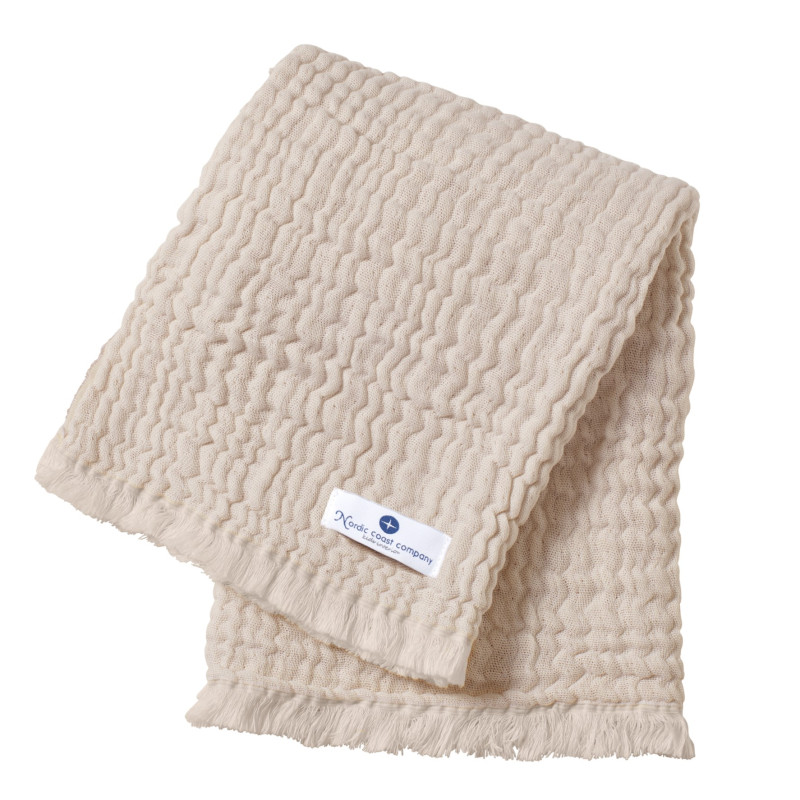 Couverture lange mousseline NORD COAST COMPANY, beige