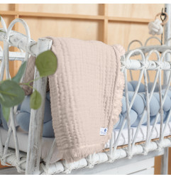 Couverture lange mousseline NORD COAST COMPANY, beige