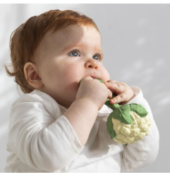 Hochet et anneau de dentition Chou-Fleur OLI & CAROL