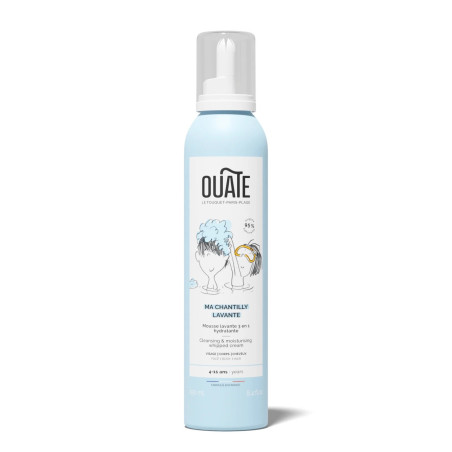 Mousse de douche chantilly visage, corps et cheveux pour enfant OUATE