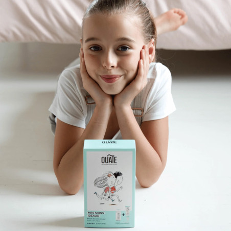 Coffret nettoyant douceur et crème visage Mes Soins Idéaux 9-11 ans OUATE