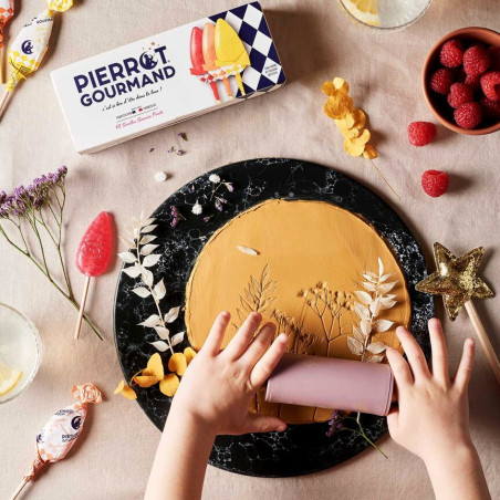 Boîte de 10 sucettes Fruits PIERROT GOURMAND