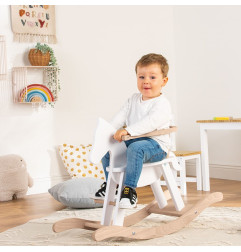 Cheval à bascule avec anneau PINOLINO, hêtre massif