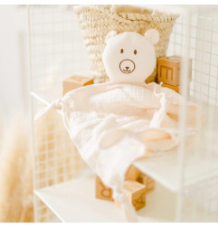 Doudou pour bola Ours PLEINE LUNE