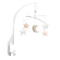 Mobile musical Lune et Etoiles nude et argent POUCE ET LINA