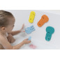 Puzzle de bain Méduse QUUT Puzzle de bain Méduse QUUT