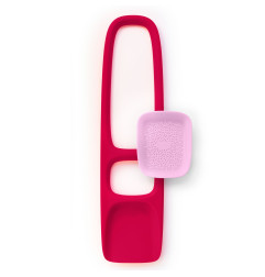 Jeu de plage pelle et tamis QUUT, Scoppi Cerise