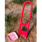 Jeu de plage pelle et tamis QUUT, Scoppi Cerise