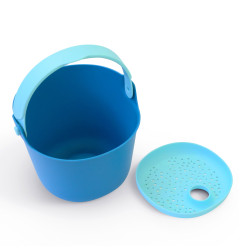 Seau de plage et tamis Bucki QUUT, Océan