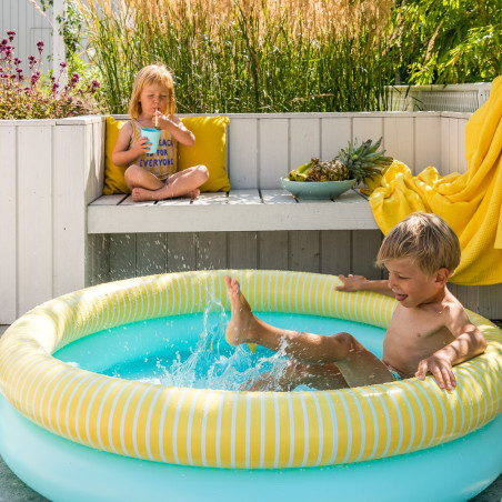 Piscine 120 cm Dippy QUUT, Bleu Banane