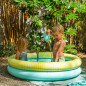 Piscine 120 cm Dippy QUUT, Bleu Banane