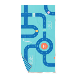 Drap de plage et de jeu Route QUUT