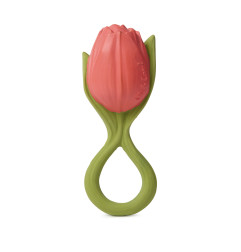 Hochet et anneau de dentition Théo la Tulipe OLI & CAROL