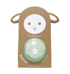 Ballon pailleté 10 cm RATATAM, mouton bleu