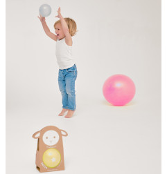 Ballon pailleté 10 cm RATATAM, mouton bleu