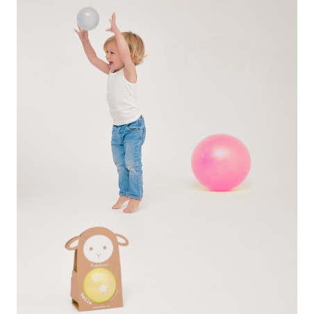 Ballon pailleté 10 cm RATATAM, mouton bleu