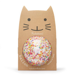 Ballon 22 cm RATATAM, confettis