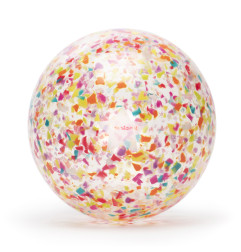 Ballon 22 cm RATATAM, confettis