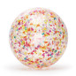 Ballon confettis 10 cm RATATAM, confettis multicolores
