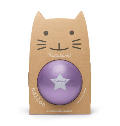 Ballon pailleté 15 cm RATATAM, violet