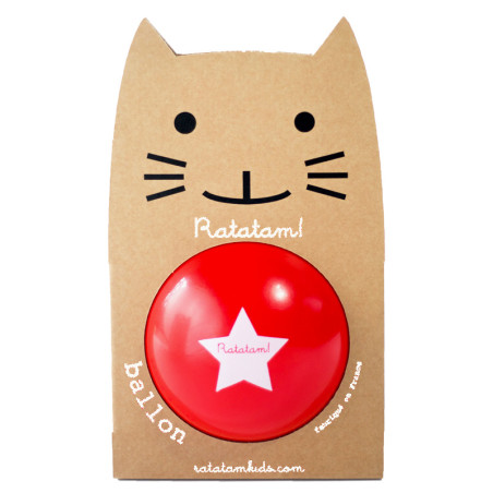 Ballon 15 cm RATATAM, rouge