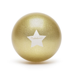 Ballon 22 cm RATATAM, doré pailleté