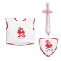 Kit de déguisement Chevalier RATATAM, rouge