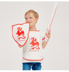 Kit de déguisement Chevalier RATATAM, rouge