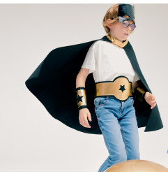 Kit de déguisement Super Héros RATATAM, noir