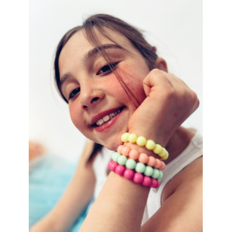 Ensemble de 4 bracelets RATATAM, élastiqués, Summer