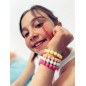 Ensemble de 4 bracelets RATATAM, élastiqués, Summer
