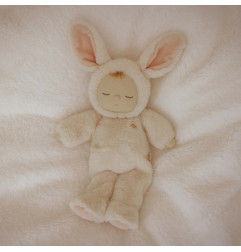 Poupée Doudou Lapin Cozy Dinkum Bunny Moppet OLLI ELLA, Ecru