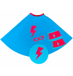 Kit de déguisement Super Héros RATATAM, bleu