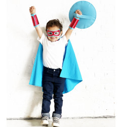 Kit de déguisement Super Héros RATATAM, bleu