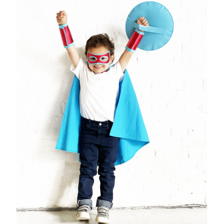 Kit de déguisement Super Héros RATATAM, bleu