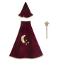 Kit de déguisement Magicien RATATAM, bordeaux