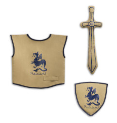 Kit de déguisement Chevalier RATATAM, beige et bleu