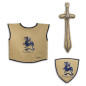 Kit de déguisement Chevalier RATATAM, beige et bleu