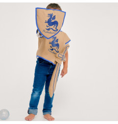 Kit de déguisement Chevalier RATATAM, beige et bleu