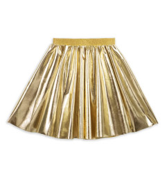 Jupe qui tourne métallisée RATATAM, dorée