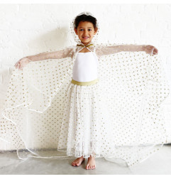 Cape de fée RATATAM, pois dorés