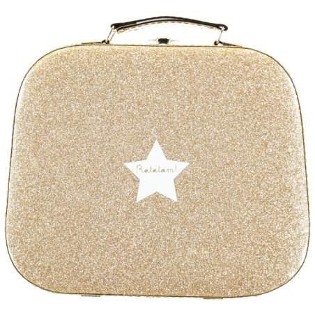 Valisette pailletée RATATAM, dorée