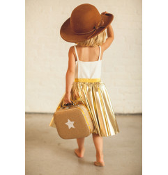 Valisette pailletée RATATAM, dorée