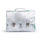 Cartable RATATAM, argent et vert