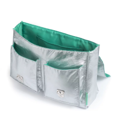 Cartable RATATAM, argent et vert