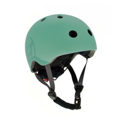 Casque enfant SCOOT AND RIDE, vert forêt
