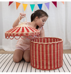 Panier de rangement Tente de Cirque en osier OLLI ELLA