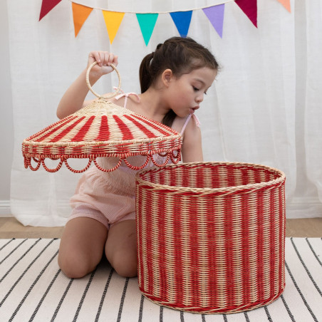 Panier de rangement Tente de Cirque en osier OLLI ELLA